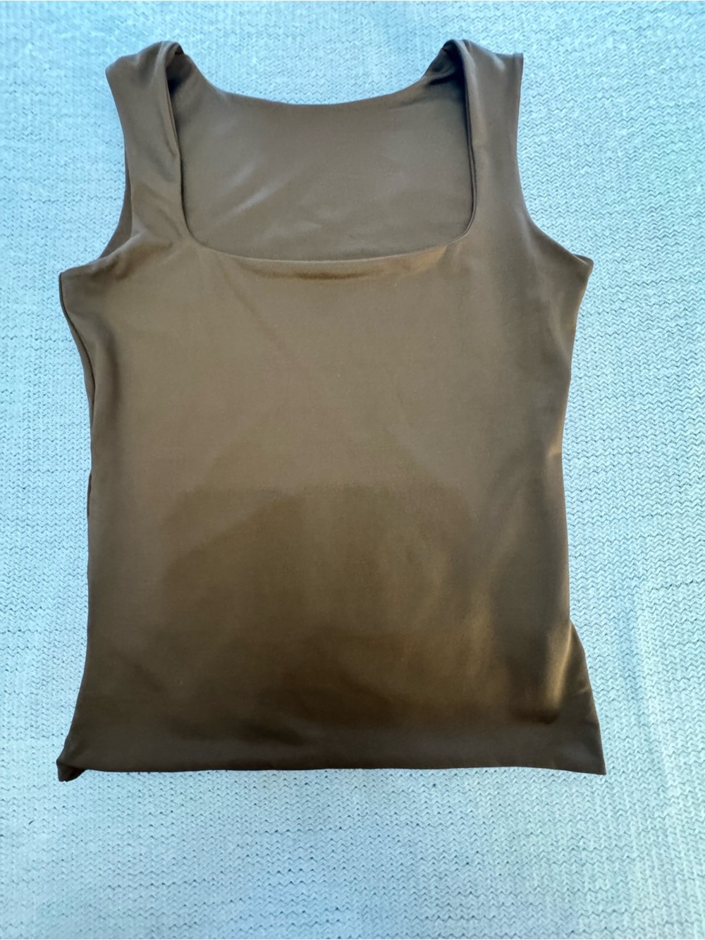 Classic Scoop Neck Women’s Tank Top - Brown
